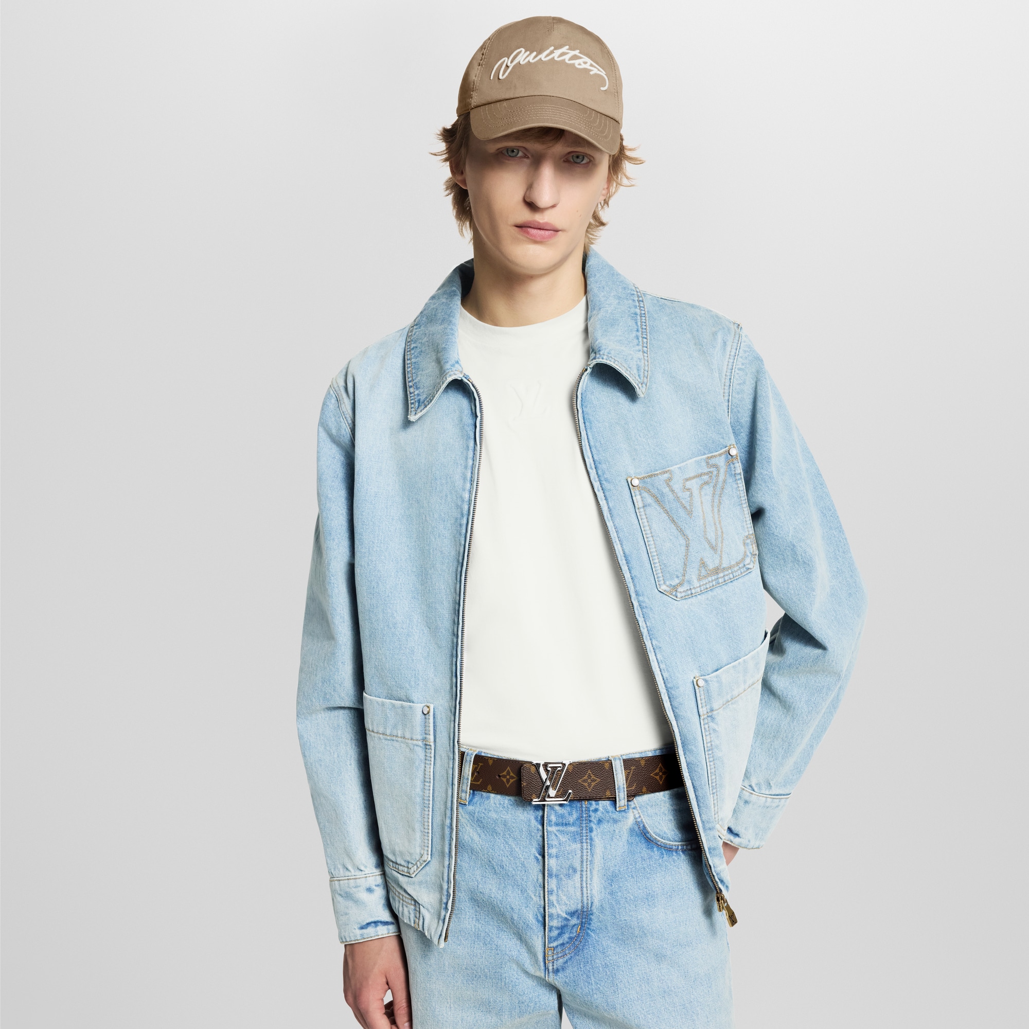 ベルト・LV ライン 40MM リバーシブル モノグラム｜ルイ・ヴィトン